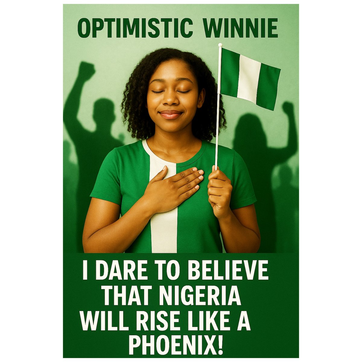 𝗗𝗘𝗠𝗢𝗖𝗥𝗔𝗖𝗬 𝗗𝗔𝗬 🇳🇬
What comes to your mind when you hear the word "NIGERIA?"

For me,
It is "RESILIENCE"
I am proudly Nigerian!

I still dare to believe that Nigeria will rise like a Phoenix someday!
The Nigeria of our dream is still possible!

#DemocracyDay #June12th
