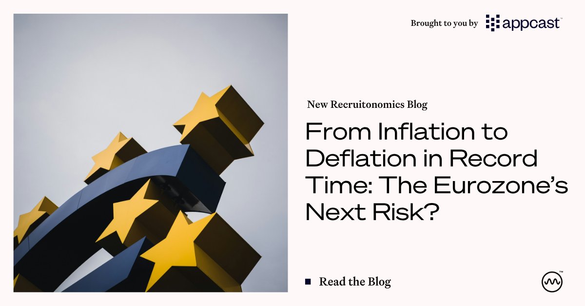 Appcast (@appcast_io) on Twitter photo The trade war and falling demand are now creating deflationary risks in the Eurozone.
Check out the latest blog from #Recruitonomics author, <a href="/JuliusProbst/">Julius Probst, PhD 🌐</a>, as he explores the impact this will have on recruiters. ➡️ hubs.li/Q03rssS30 The trade war and falling demand are now creating deflationary risks in the Eurozone.
Check out the latest blog from #Recruitonomics author, <a href="/JuliusProbst/">Julius Probst, PhD 🌐</a>, as he explores the impact this will have on recruiters. ➡️ hubs.li/Q03rssS30