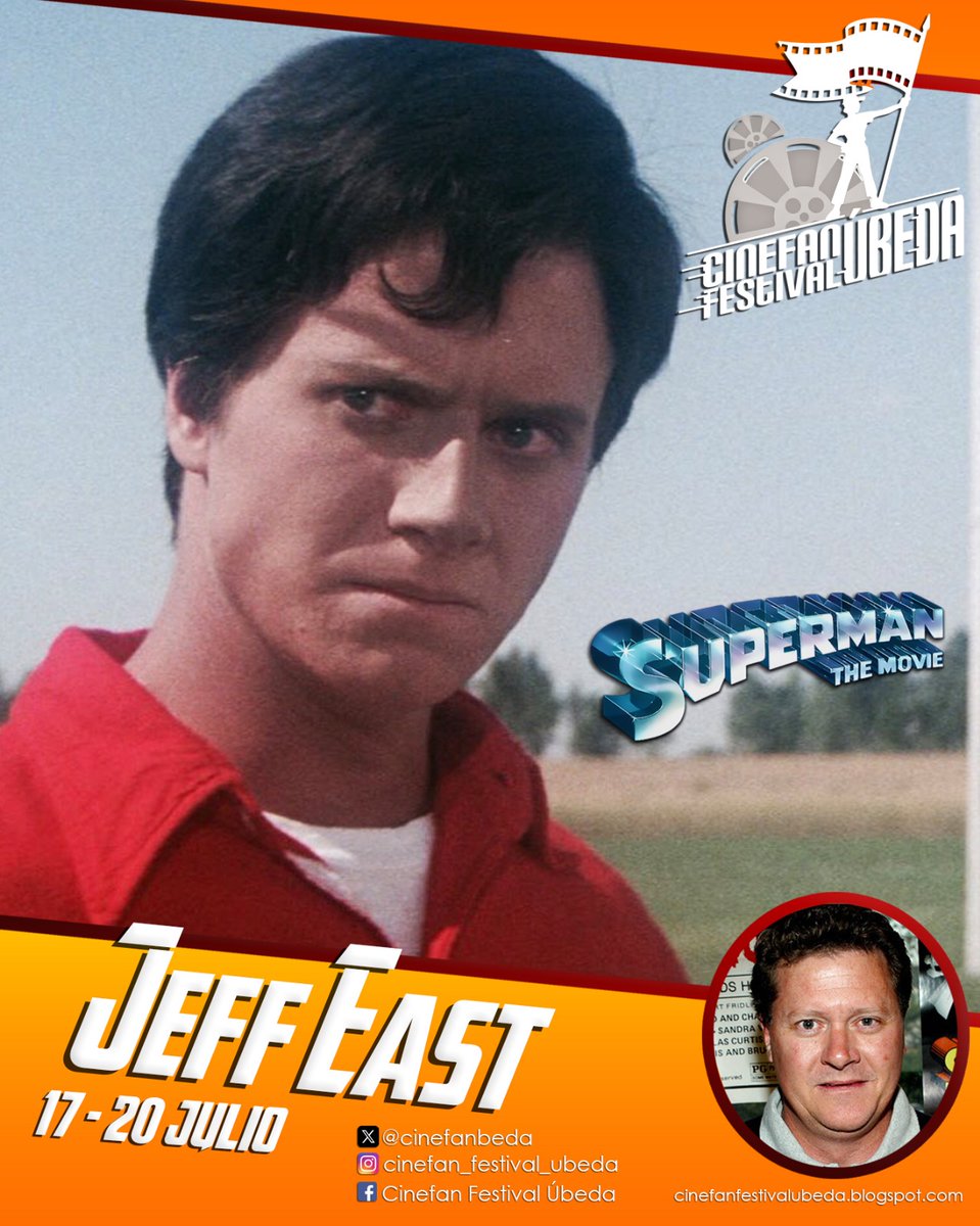 🎬Jeff East se une a Cinefan Festival para rememorar la saga “Superman”🦸🏻‍♂️

➕Información pinchando en el enlace.

#cinefanfestival #cinefan #cine #superman

cinefanfestivalubeda.blogspot.com/2025/06/jeff-e…