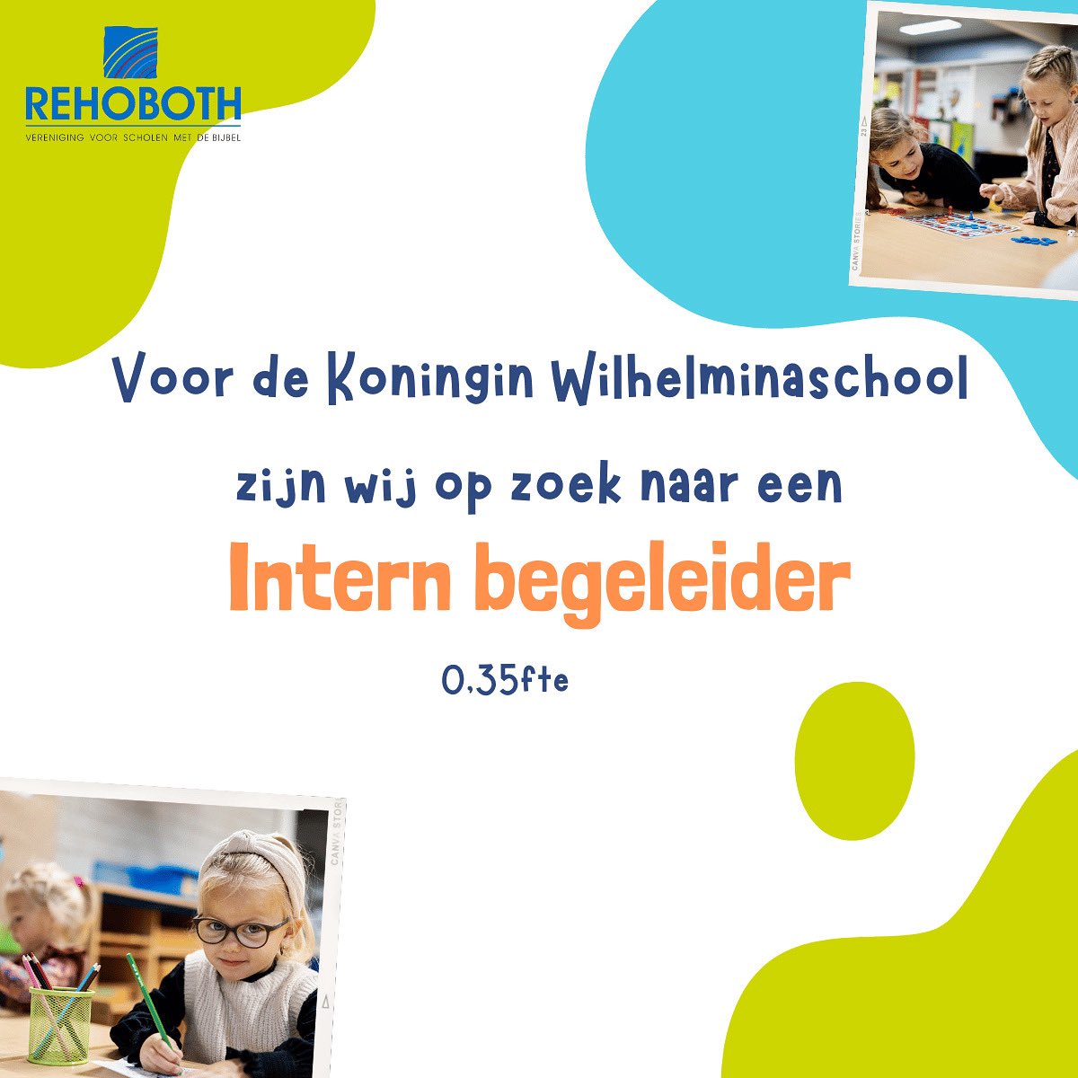 Onze collega’s van de Koningin Wilhelminaschool op #Urk zijn nog op zoek naar een intern begeleider. Graag delen we hun #vacature! 

#basisonderwijs #internbegeleider #ib