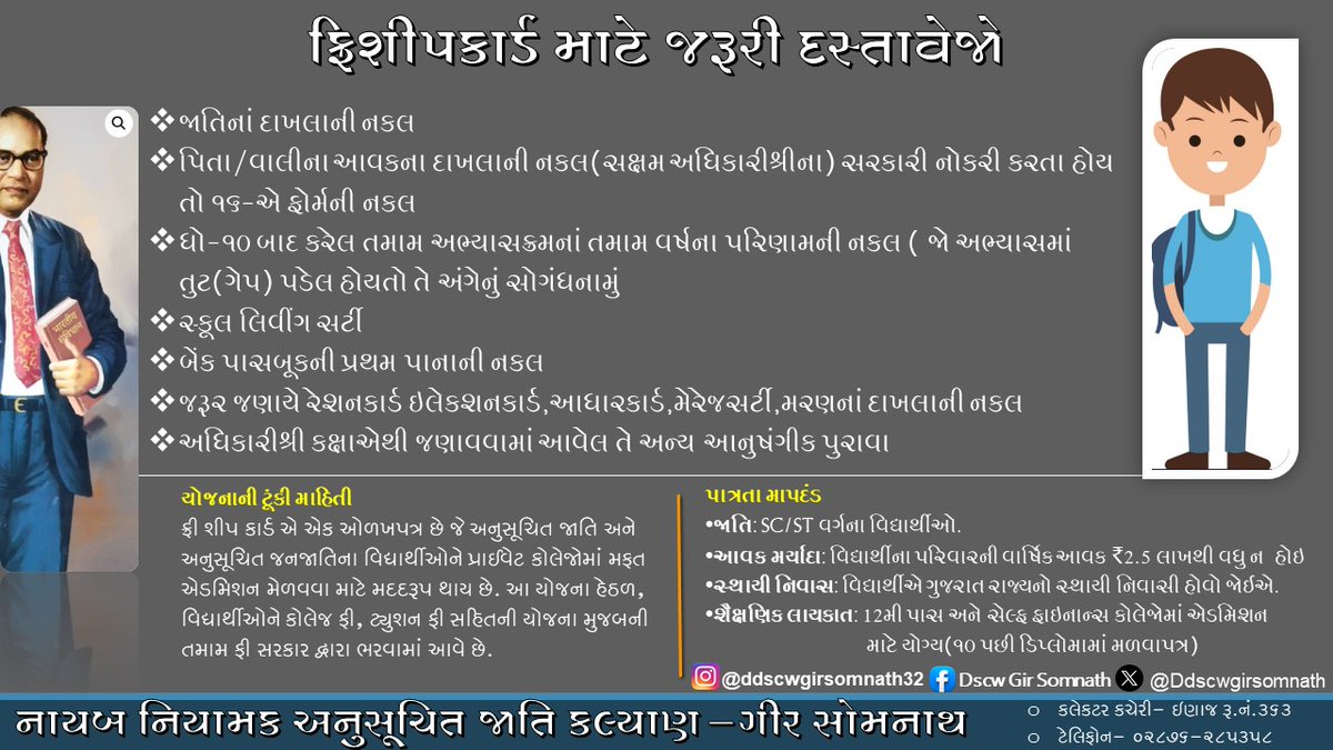 Ddscwgirsomnath's tweet image. ફ્રિશીપકાર્ડ યોજના