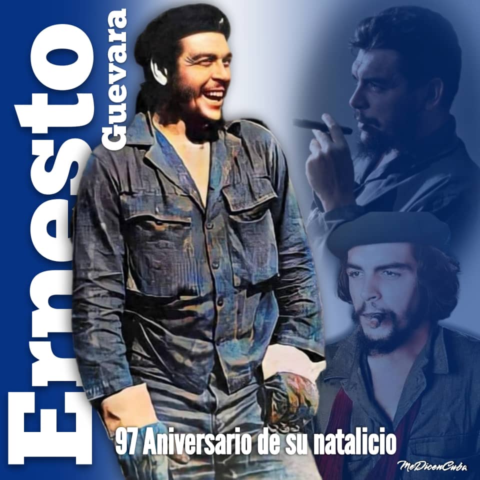 Lo dijo #Fidel: "Para cualquier misión el primer voluntario era el Che. Se ofrecía, además, para las acciones más difíciles. Era un desprendimiento y un  altruismo total". Por ese ejemplo #CheVive.