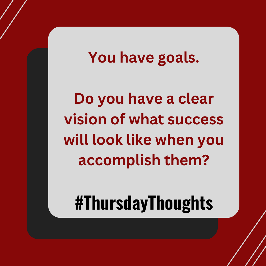 Our brains will orient toward the picture they create. Why not help out by planting that picture? 

Your vision of spectacular success might be all you need to take that next step toward your goals!

#ThursdayThoughts