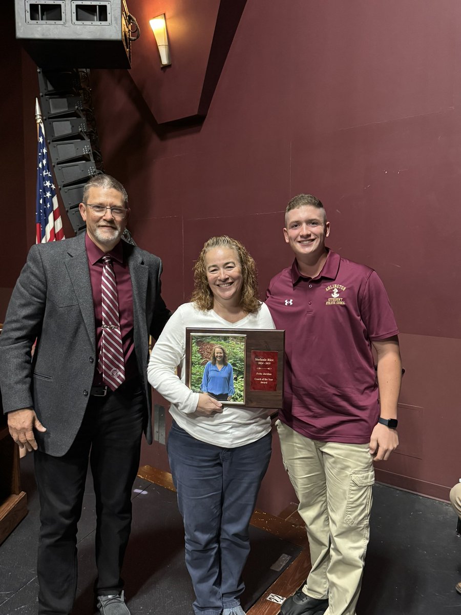 ⚓️2025 Fritz Jordan coach of the year Stefanie Rice⚓️
