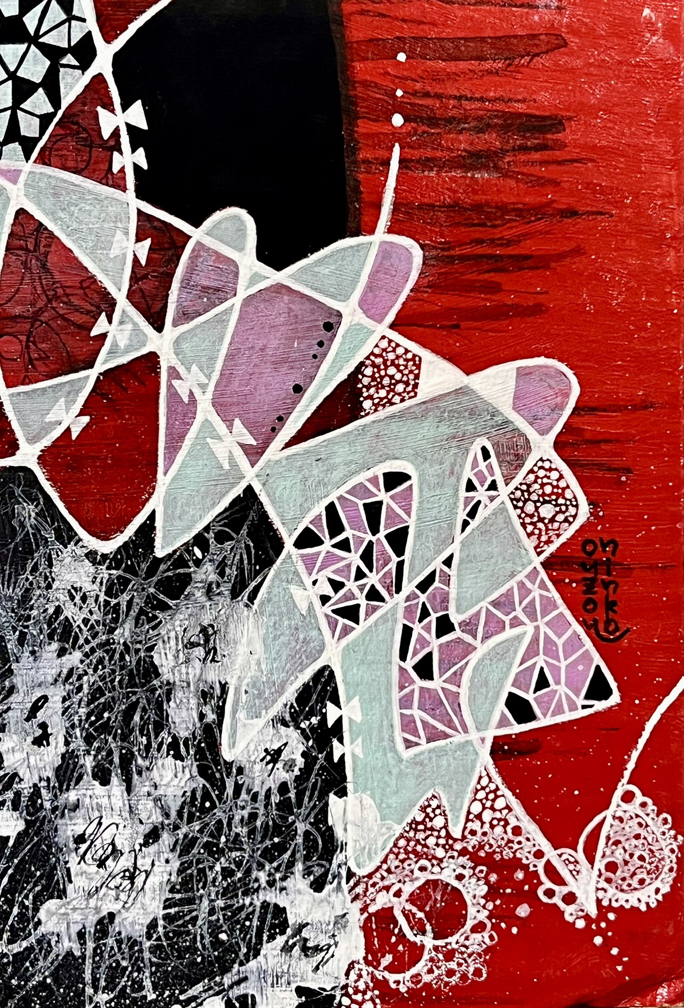 ノブサチ　ボールで遊びましょ　絵画 ノブサチ ボールで遊びましょ 絵画