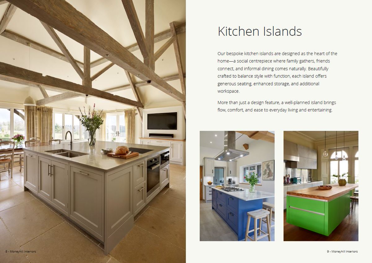 Our FREE kitchen brochure is packed with over 50 pages of stunning real-home photography, bespoke design ideas, &amp; layout tips.

📩 Request your digital copy now &amp; start planning your perfect kitchen: bit.ly/4dEAL0B
.
.
.
#KitchenInspo #MoneyhillInteriors #LuxuryKitchens