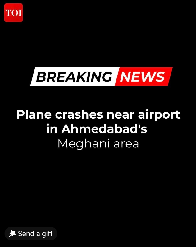 creativegroup26's tweet photo. Shocked and saddened by the tragic plane crash of the Air India Ahmedabad-London flight during takeoff. My thoughts and prayers are with all. May they find strength in this difficult time.

#gujrat #अहमदाबाद #लंडन #AirIndia #MeghaniNagar #soulfultribute #भावपूर्ण_श्रद्धांजली #RIP https://t.co/pWqYB1X1Ps