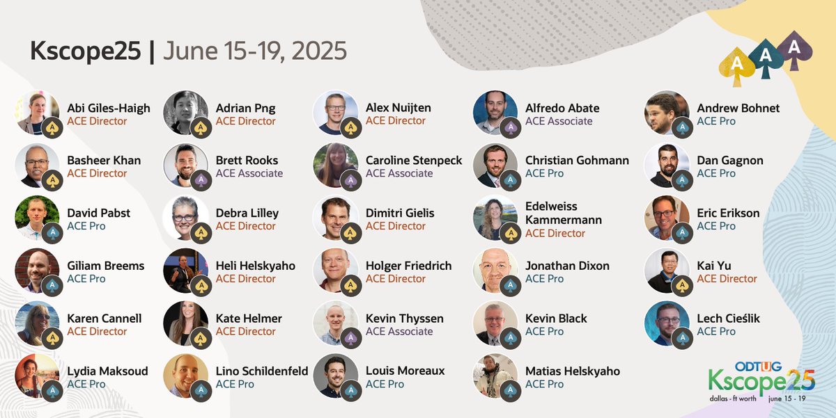 Oracle ACE Program tweet media