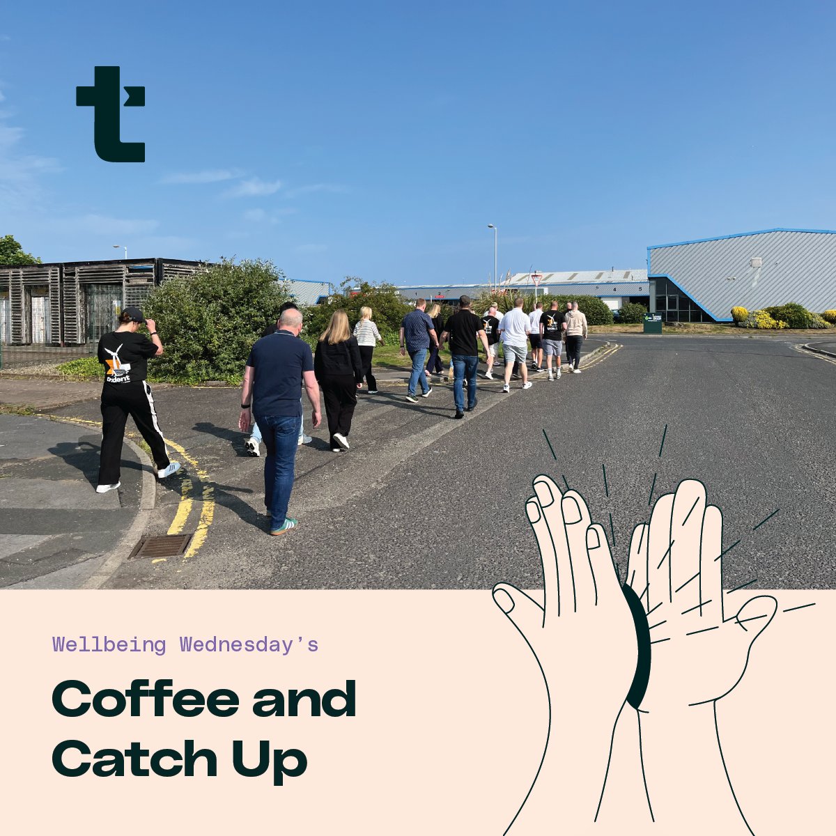 Yesterday's Wellbeing Wednesday kickstarted with a stroll and a coffee 🚶🚶‍♀️☕

Everyone was asked to discuss and share two things: 

1. What's your greatest day?
2. The best thing you've ever done?

Let us know your answers below⬇️

#WellbeingAtWork #TeamTrident #CoffeeBreak