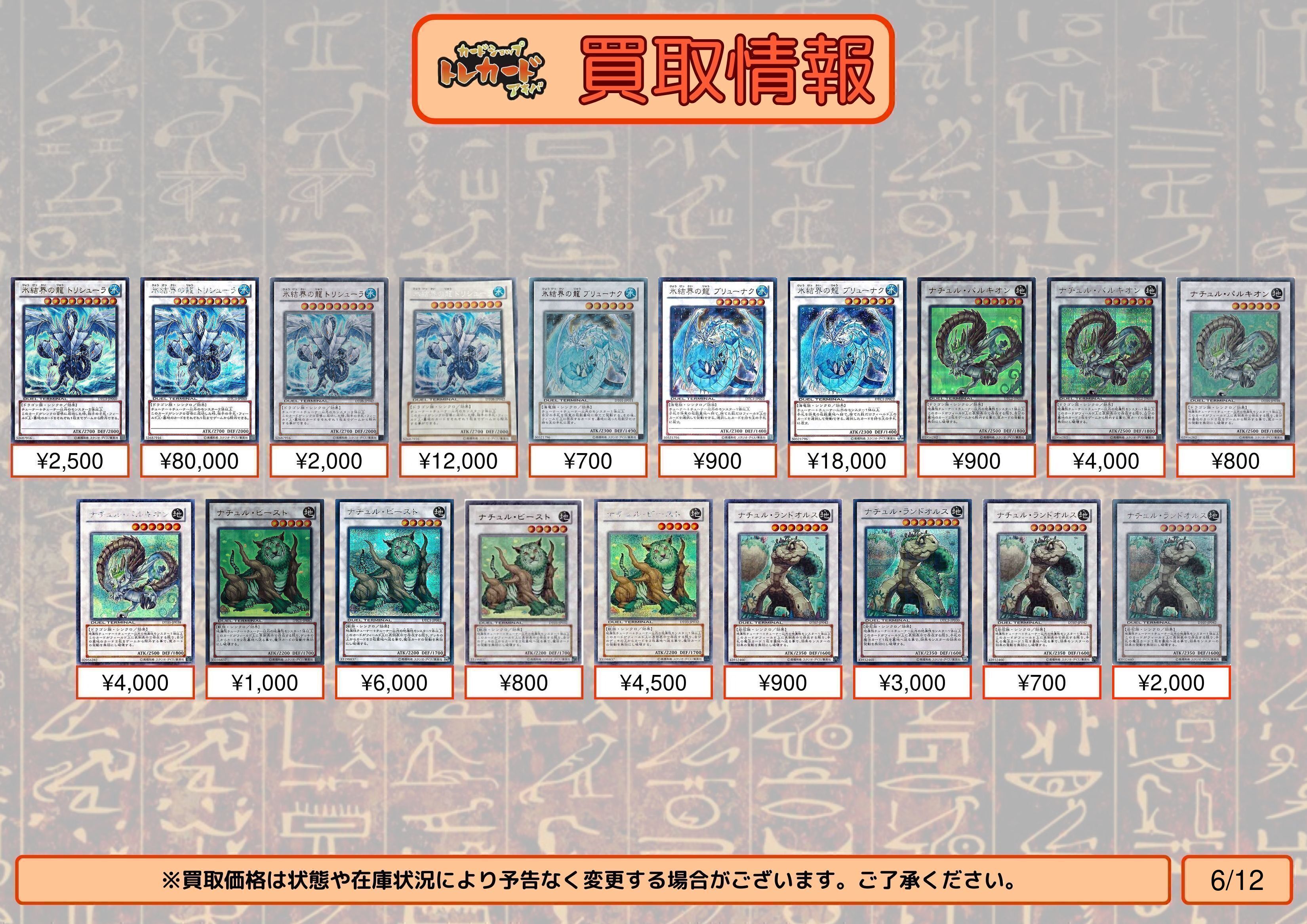 氷結界の龍ブリューナク【ノーマルパラレル】{TW01-JP036