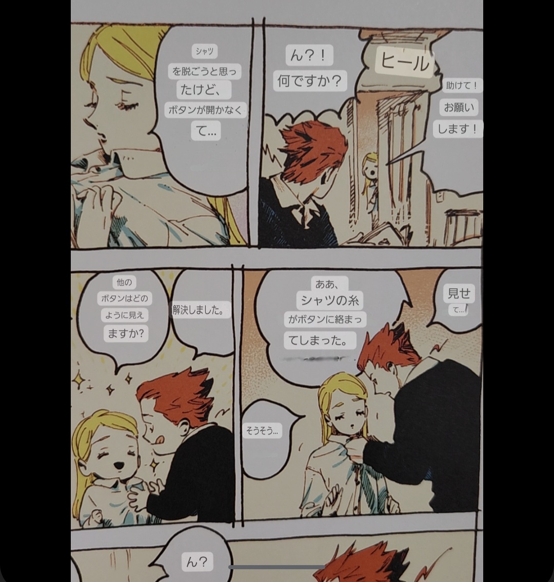 『Veil』ドイツ語版４巻をいただきました。翻訳おもしり。