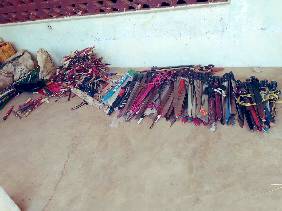 The Gombe State Police Command have started recording success in reducing the number of dangerous weapons in the hands of the public.
<a href="/GombePoliceNG/">Gombe State Police Command</a>