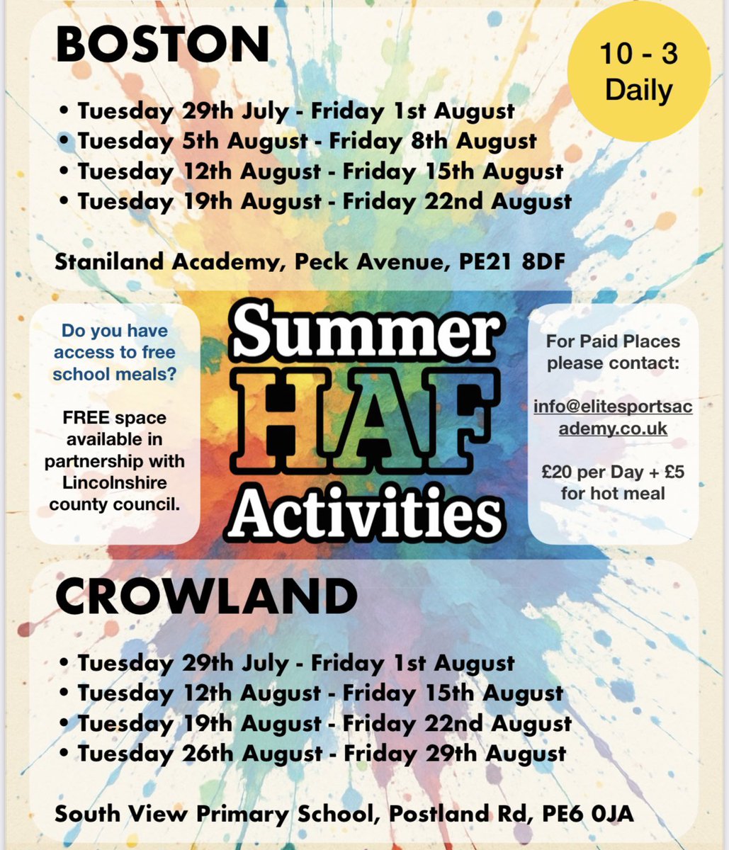 Summer in Boston &amp; Crowland 💚☀️

📍Online Booking Opens Monday 30th June 💫