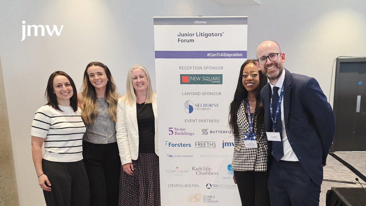 JMW Solicitors (@jmwsolicitors) on Twitter photo Last week our #PrivateWealth team attended the Junior Litigators' Forum where they met fellow professionals in the #contentious #probate community. š
It was a great event hosted by <a href="/InformaConnect/">Informa Connect</a> and <a href="/ConTrA_socials/">ConTrA (The Contentious Trusts Association)</a> and we're proud to have #sponsored this year's event. š¤ Last week our #PrivateWealth team attended the Junior Litigators' Forum where they met fellow professionals in the #contentious #probate community. š
It was a great event hosted by <a href="/InformaConnect/">Informa Connect</a> and <a href="/ConTrA_socials/">ConTrA (The Contentious Trusts Association)</a> and we're proud to have #sponsored this year's event. š¤