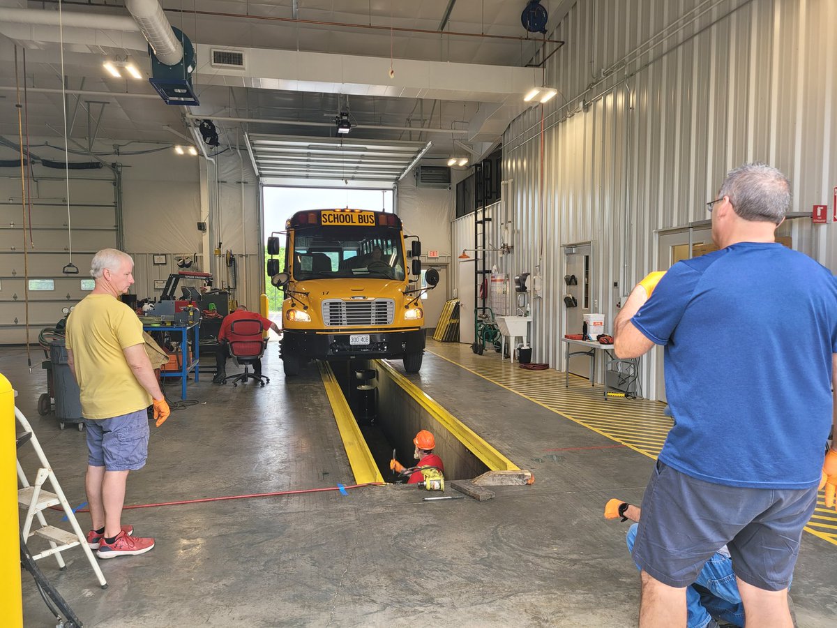 Mock inspections already starting for the 25-26 school year in our transportation dept.  <a href="/DrClintFreeman/">Dr. Clint J. Freeman</a> <a href="/BlackcatMatt/">Matt Lichtenstein</a>
