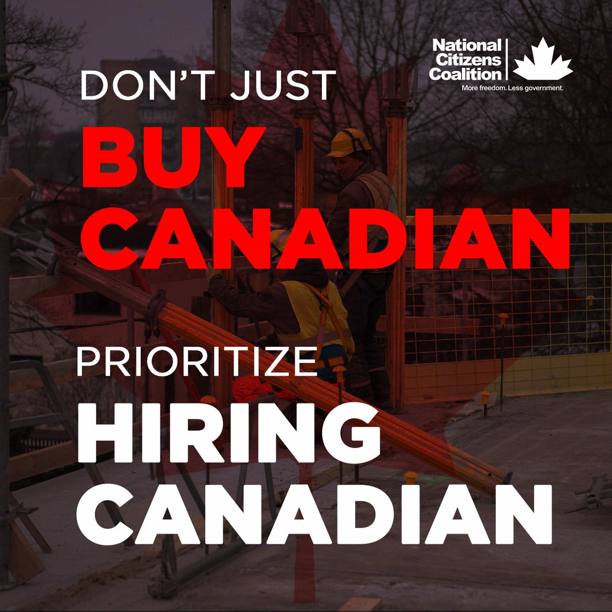 There can be no Canadian recovery, no return of the Canadian dream, without major immigration reform, and the immediate abolition of TFW and diploma mill streams.

Don't just "Buy Canadian."

"Hire Canadian."

Major Media Coverage of "Hire Canadian": nationalcitizens.ca/media_ncc_hire…