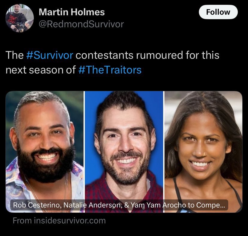 Why does #TheTraitorsUS have a better Survivor All Stars cast than Survivor 50 😭😭