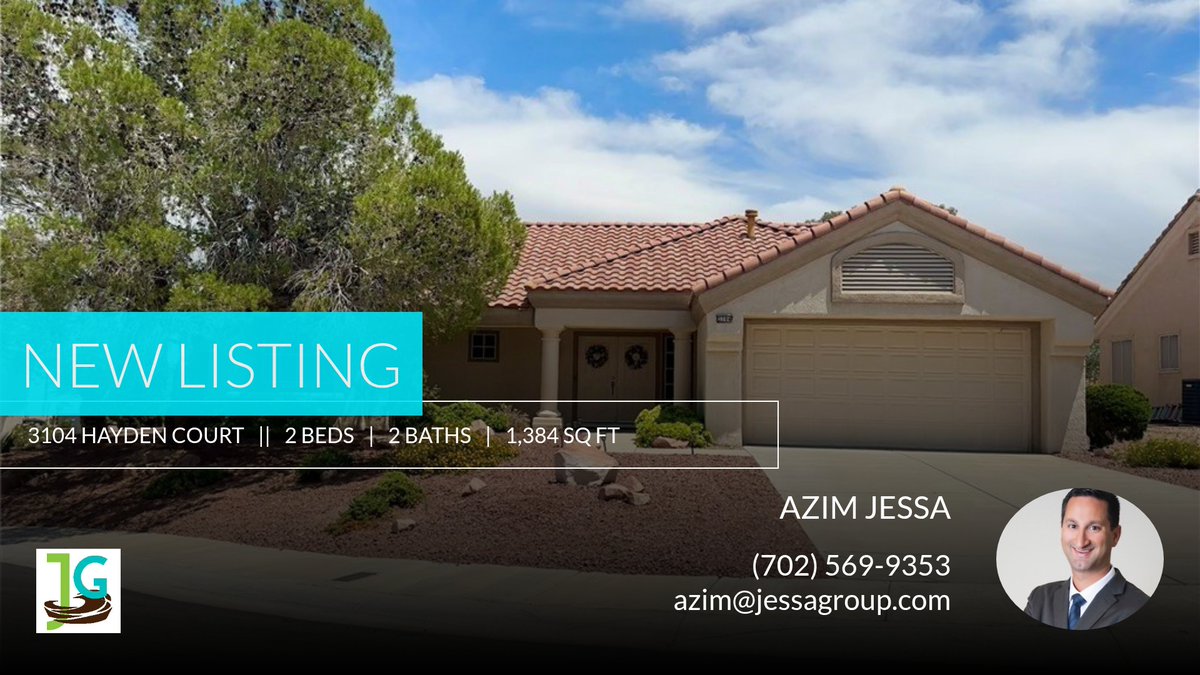 📍 New Listing 📍 Take a look at this fantastic new property that just hit the market located at 3104 Hayden Court in Las Vegas. Reach out here or at (702) 569-9353 for more information

License# BS.143354 homeforsale.at/3104_HAYDEN_CO…