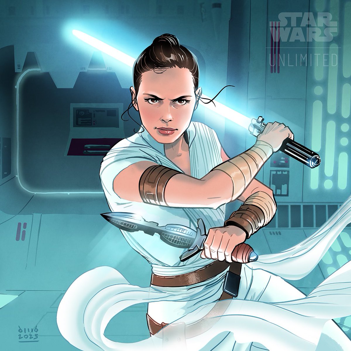 Rey Palpatine 🗡️ New card reveal from the 5th set: Legends of the Force 🔥 #starwars #starwarsunlimited #fantasyflightgames