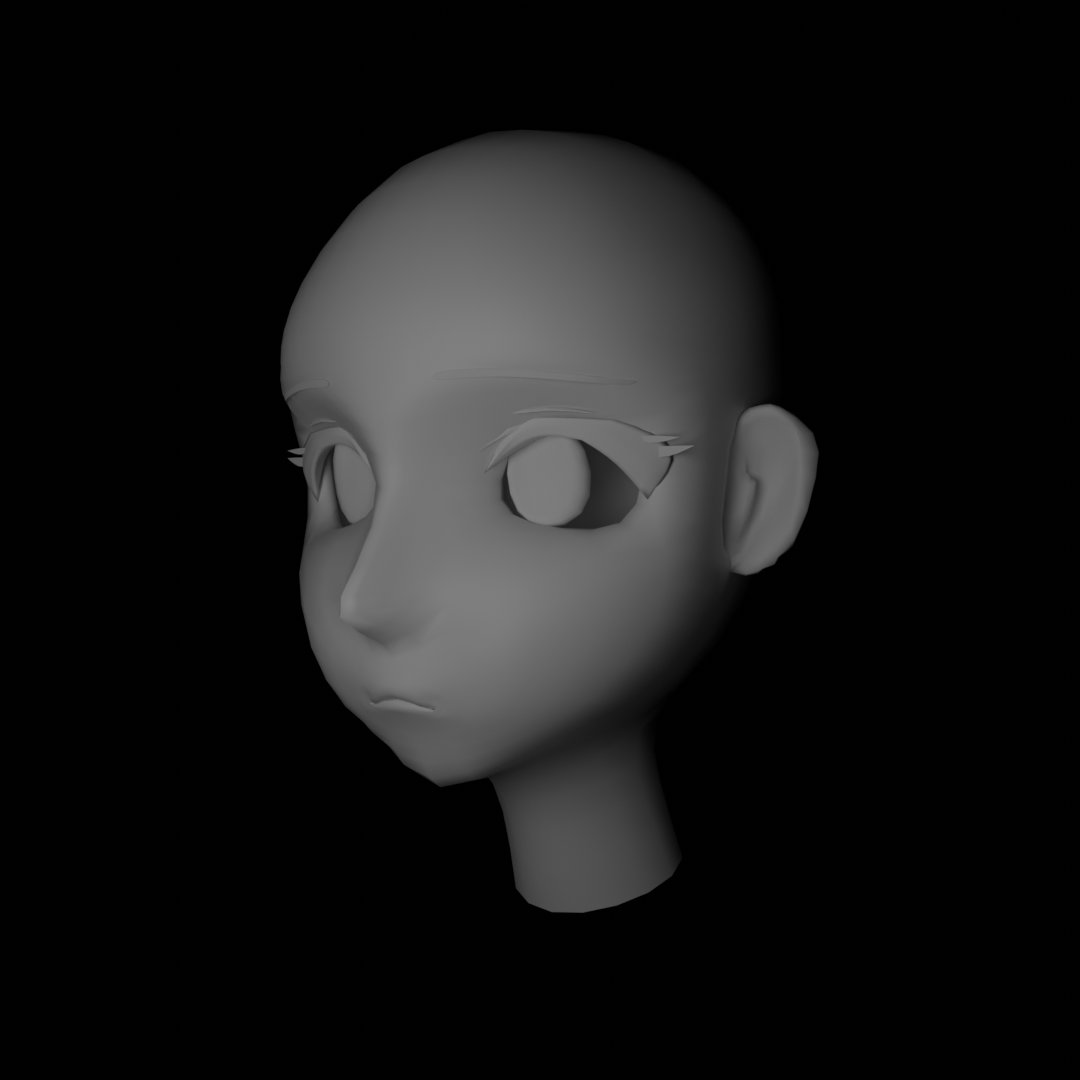 #blender 46日目。
人間再挑戦..
