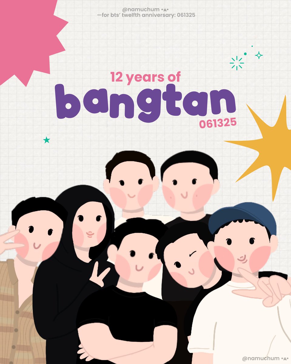 namuchum's tweet photo. thank you for coming back to us. 
happy festa, bangtan ⋆✴︎˚｡⋆

reply &amp; rt: 
#2025BTSFESTA
#BTS12thAnniversary
#BangtanTurns12 
#12YearsWithBTS
#12YearsOfAPOBANGPO
#TwelveYearsAndCounting
#BestFriendsSince12Years https://t.co/RUc0eC0S0J