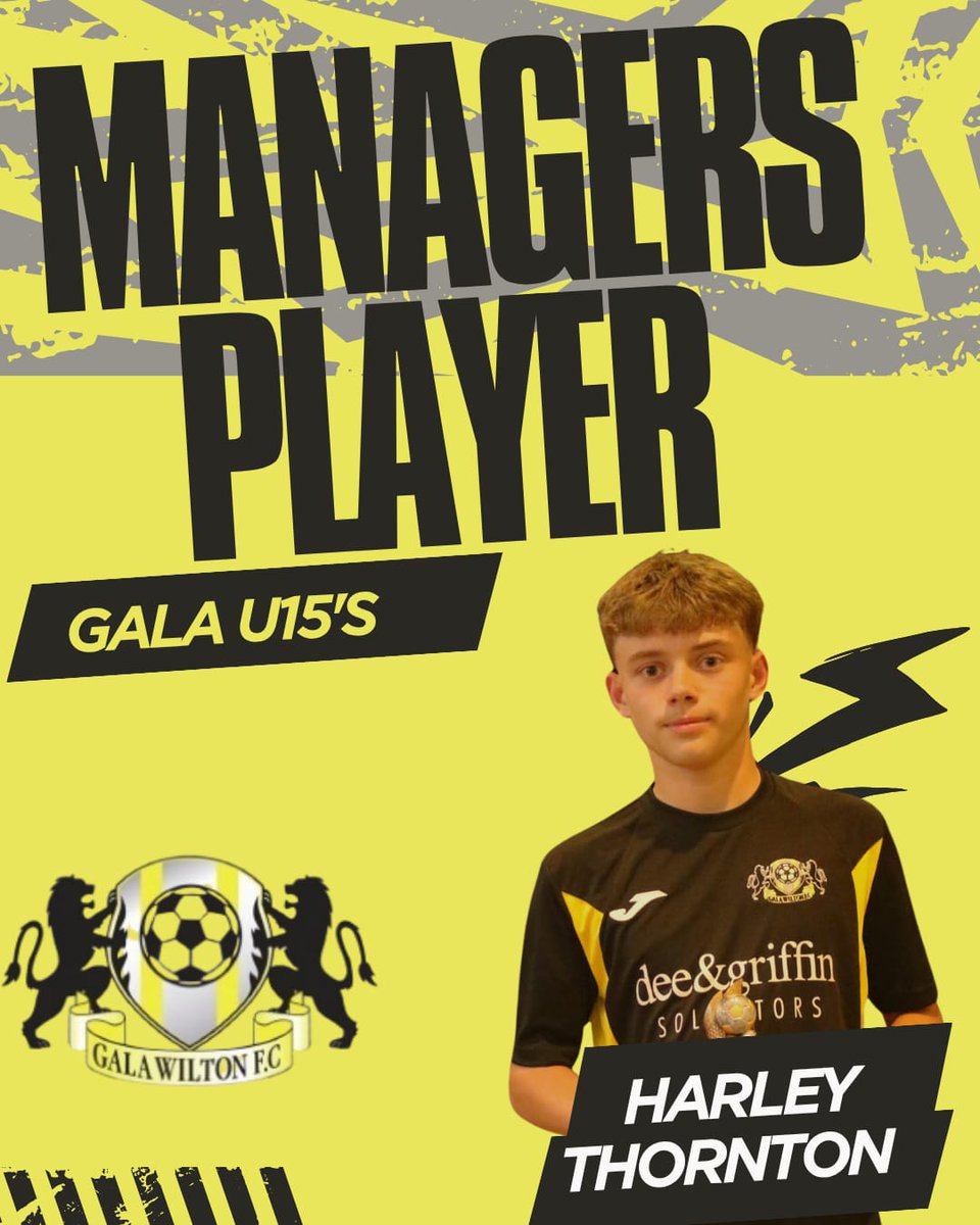 Gala Wilton FC (@galawiltonfc) on Twitter photo Our U15s managers player of the year is Harley Thornton <a href="/SevernSport/">Severn Sport</a> <a href="/SevernValleyYFL/">Severn Valley YFL ⚽️</a> Our U15s managers player of the year is Harley Thornton <a href="/SevernSport/">Severn Sport</a> <a href="/SevernValleyYFL/">Severn Valley YFL ⚽️</a>