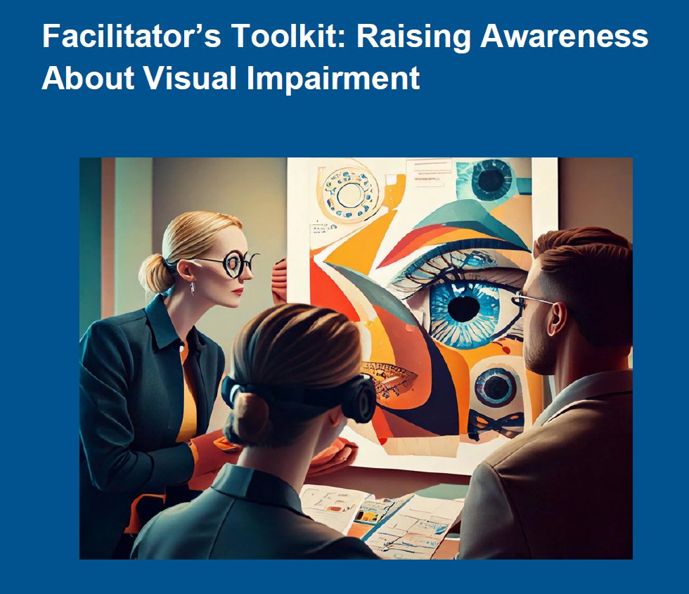 Are you an educator, social worker or teacher working with #blind or #PartiallySighted persons? 

📖 Learn more about how you can best raise awareness about #VisualImpairment with EBU's Low Vision Forum Facilitator's Toolkit: tinyurl.com/yu2szdux