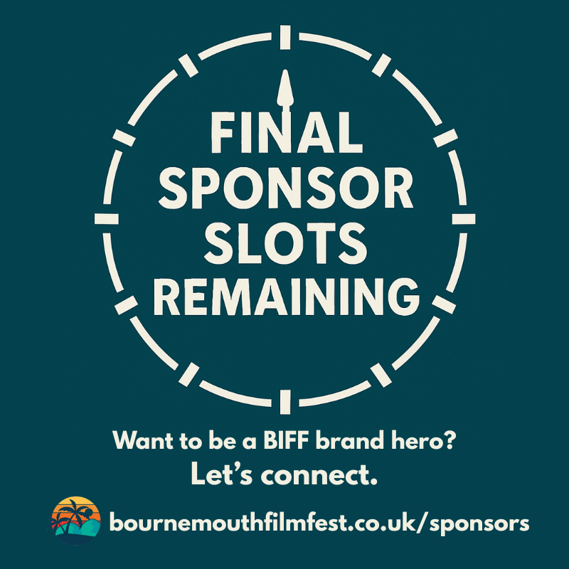Sponsor Slots Open

Call to sponsor BIFF 2025, from digital banners to exclusive experiences. Make an impact before we sell out.

bournemouthfilmfest.co.uk/sponsors/

Become a BIFF brand hero today!

#CommercialSponsors #Sponsorship #SupportCinema #BrandActivation