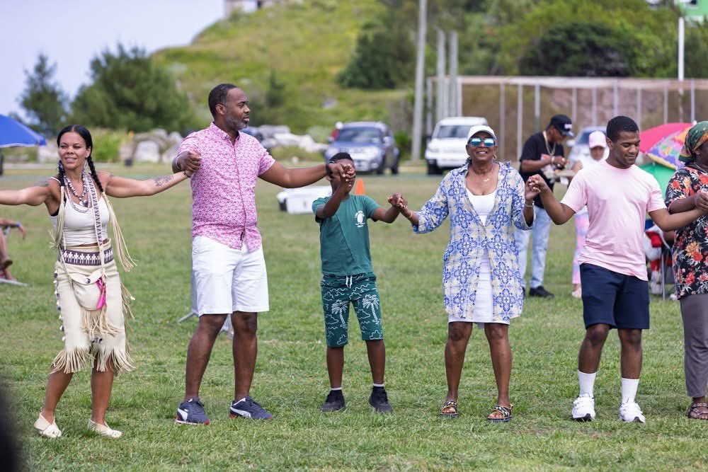 Over the weekend, Premier David Burt attended the biannual Powwow hosted by the St. David's Islanders and Native Community, joined by Minister Tinee Furbert, Deputy Speaker Lovita Foggo, and Junior Minister Mischa Fubler. The event brought together more than 75 invited guests