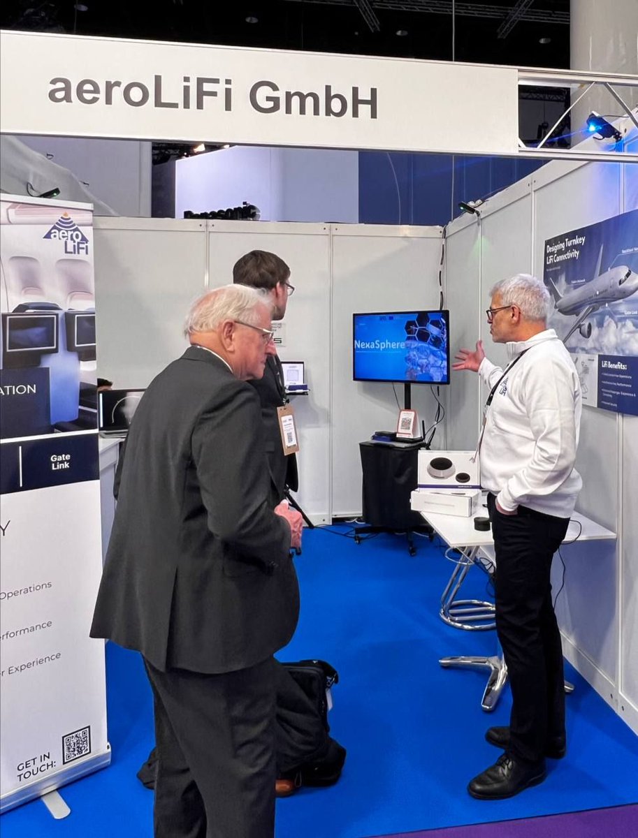 As part of the early dissemination activities, Markus Werner, Innovation Manager of the NexaSphere project, presented the potential applications of LiFi technology for cabin environments during the Aircraft Interiors Exhibition 2025 in Hamburg.
linkedin.com/feed/update/ur…
