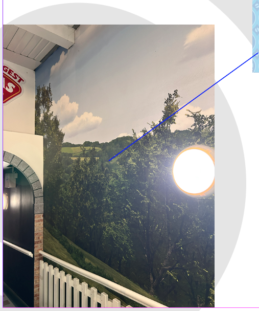 rossballinger's tweet photo. Out of Context Drayton Manor:

"This is tighter than I’d like, but should fit into the area."

#outofcontextdraytonmanor #graphicdesign https://t.co/NeXO4JodGA