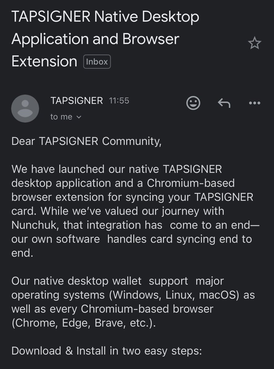 Ben Kaufman (@_benkaufman) on Twitter photo Another scam email trying to get hardware wallet users.
Remember to always check the email of the sender, never click weird looking links, and be extra cautious with anything related to Bitcoin/ crypto. Another scam email trying to get hardware wallet users.
Remember to always check the email of the sender, never click weird looking links, and be extra cautious with anything related to Bitcoin/ crypto.