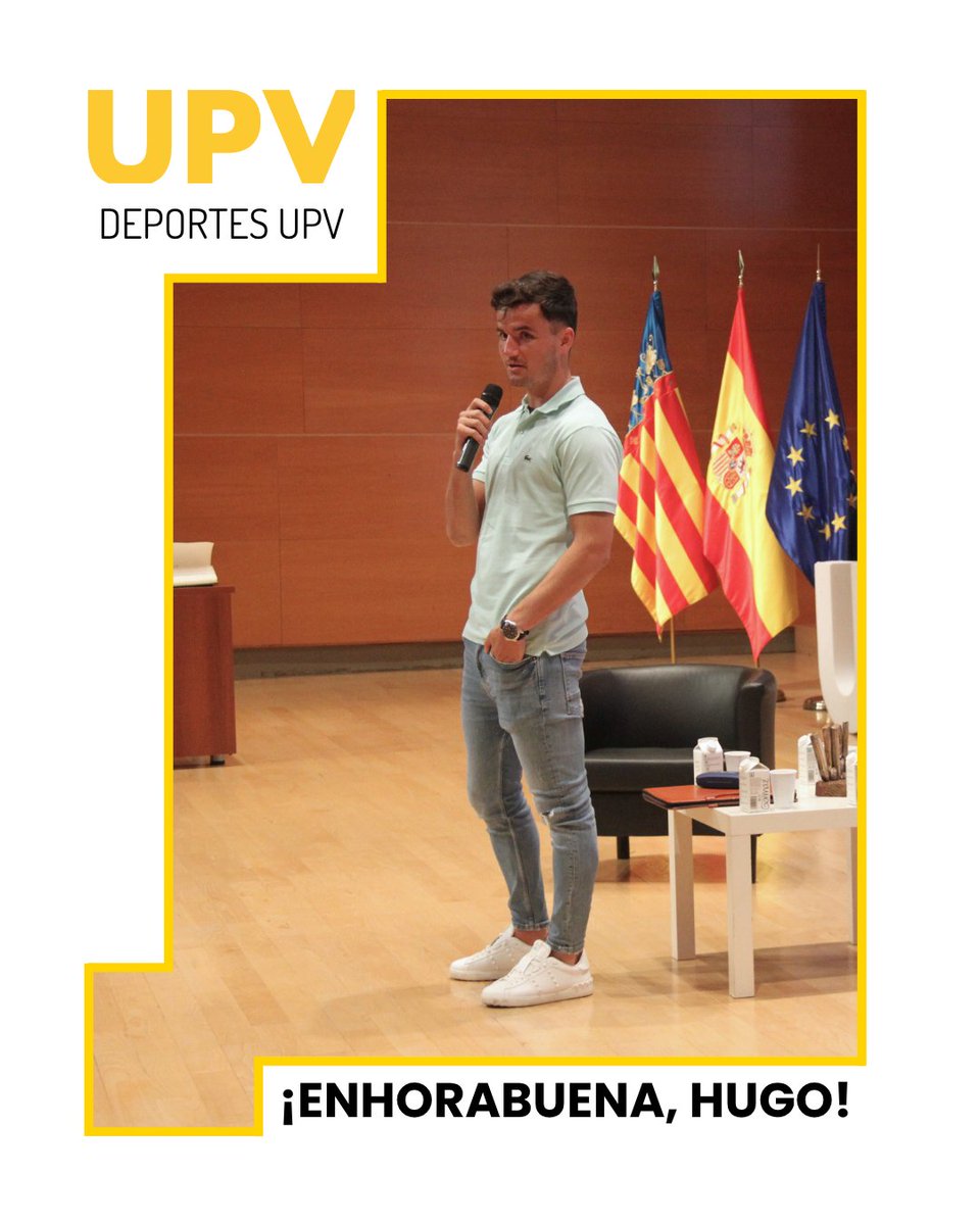 Desde el Área de Deportes queremos felicitar a nuestro Deportista de Honor, Hugo Guillamón  (<a href="/HGuillamon/">Hugo Guillamon</a>) por su graduación en Ingeniería Biomédica en la <a href="/UPV/">Universitat Politècnica de València</a>, con Matrícula de Honor en su TFG.

¡Un ejemplo de esfuerzo dentro y fuera del campo! 💙

👏 ¡Enhorabuena, Hugo!