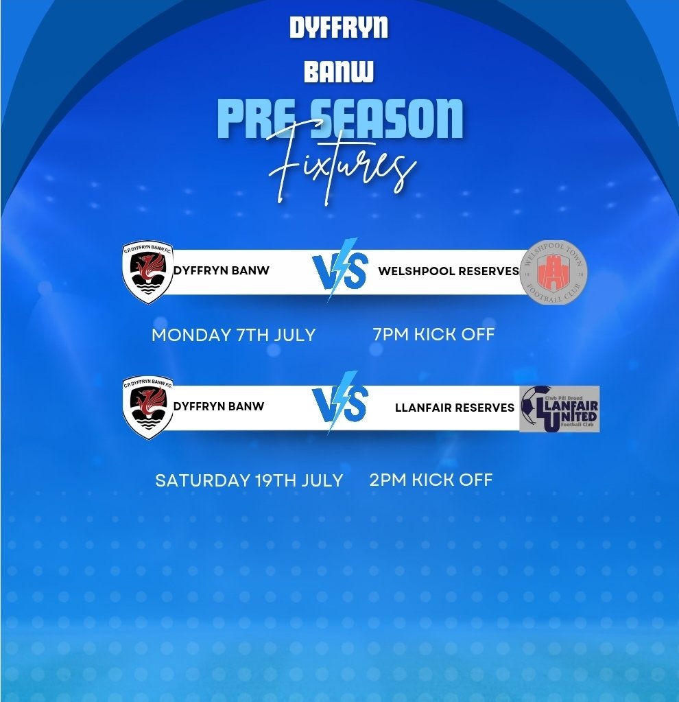 Pre season training starting Wednesday 18th of June at 6:30pm, if theres any lads out there who fancy coming down be good to see some fresh faces

Pre season fixtures so far, more to come