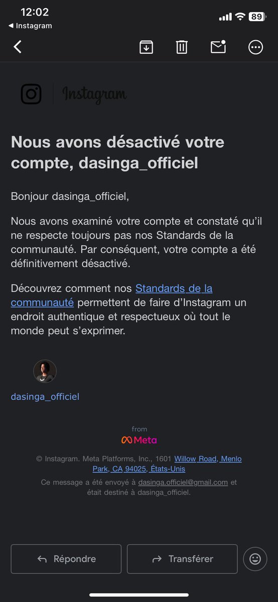 DasingaOfficiel's tweet photo. @MetaNewsroom @Meta Bonjour @Meta, mon compte Instagram vérifié @dasinga_officiel a été piraté le 4 juin 2025. Un contenu frauduleux a été publié à mon insu, puis mon compte a été désactivé à tort pour nudité. Je suis artiste et ce compte est essentiel pour ma musique 😮‍💨🙏🏾 https://t.co/LJVK733Oi5