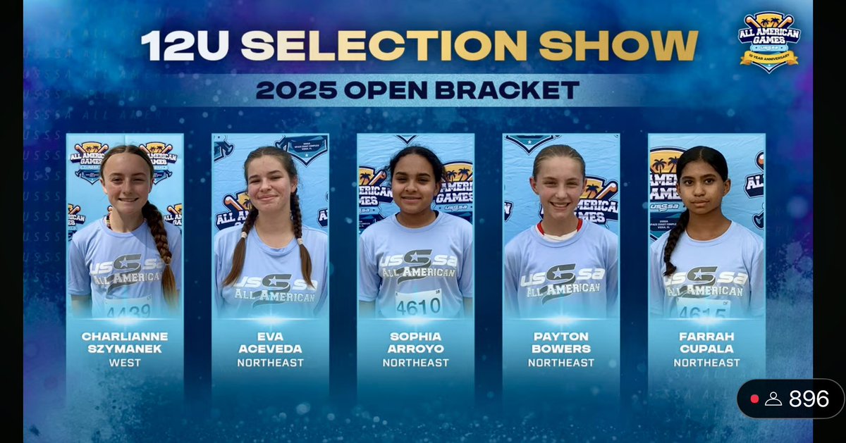 Farrah Cupala 2030 🥎💕✨ (@farrahcupala) on Twitter photo So excited to have been selected for the <a href="/USSSAFastpitch/">USSSA Fastpitch</a> All American team! Looking forward to competing in the <a href="/USSSAAAG/">USSSA All American</a> All American Games starting July 28th at the <a href="/usssaspacecoast/">USSSA Space Coast</a> in Viera, FL 💪🏼🥎💖💫🖤✨@shootingstarsFP @extrainningSB <a href="/LineDsoftball/">Line Drive Media</a> @coastrecruitsSB So excited to have been selected for the <a href="/USSSAFastpitch/">USSSA Fastpitch</a> All American team! Looking forward to competing in the <a href="/USSSAAAG/">USSSA All American</a> All American Games starting July 28th at the <a href="/usssaspacecoast/">USSSA Space Coast</a> in Viera, FL 💪🏼🥎💖💫🖤✨@shootingstarsFP @extrainningSB <a href="/LineDsoftball/">Line Drive Media</a> @coastrecruitsSB