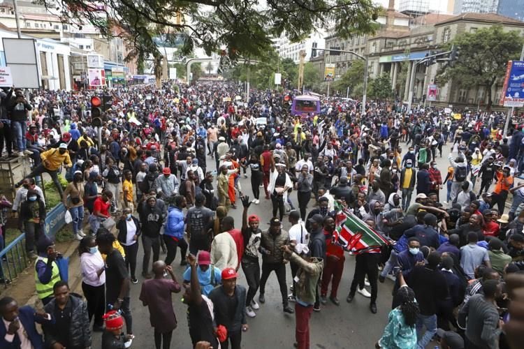 Nairobi CBD 2.37 PM.
#JusticeForAlbertOjwang