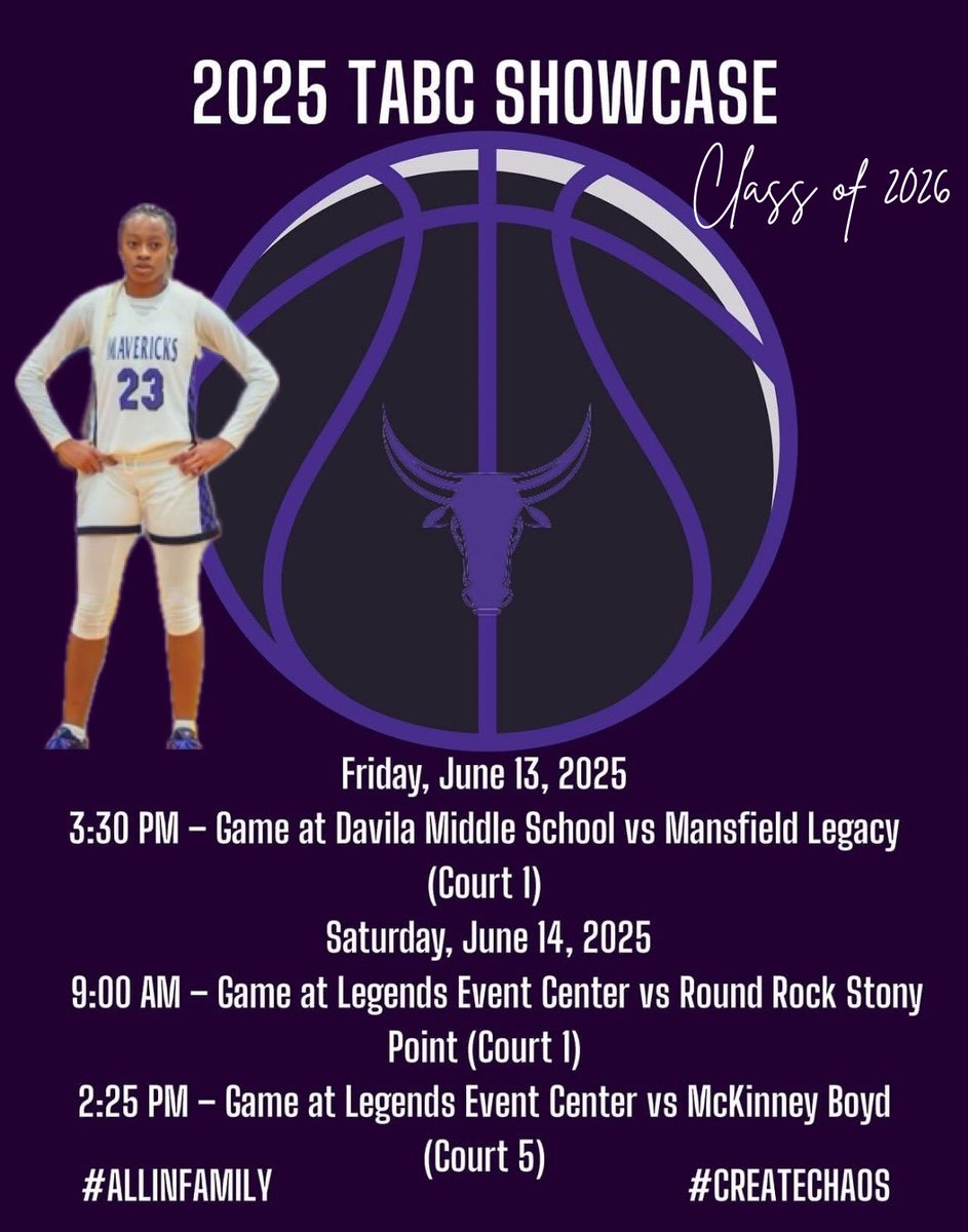 Tomorrow marks the first day of the TABC Showcase Tournament for my school - come check out Morton Ranch High School this weekend.