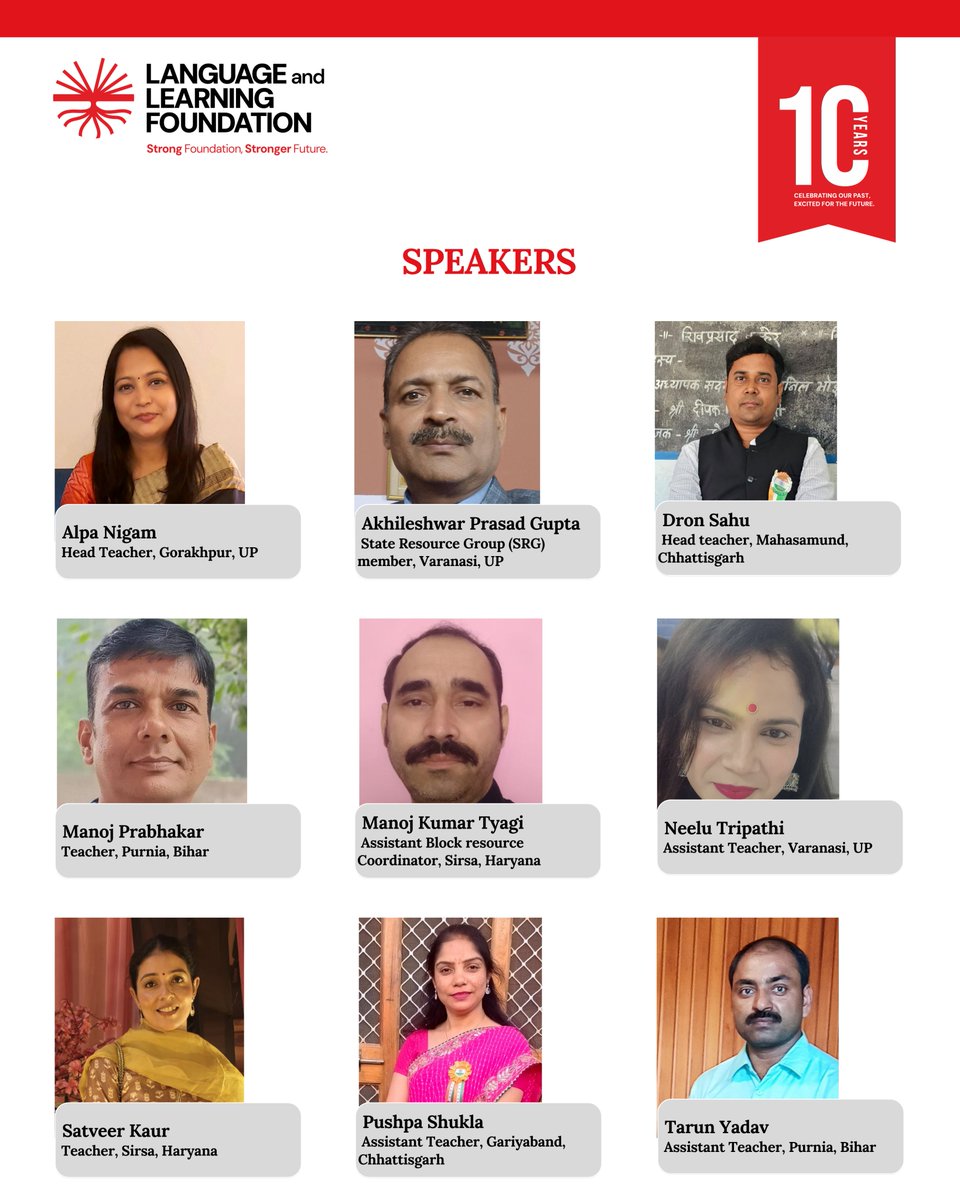 LLF_edu's tweet photo. 5 episodes. 9+ speakers. 7,000+ viewers. 1 mission - FLN for every child.
From Varanasi to Chhattisgarh, #FLNSamvaad spotlighted classroom stories, multilingual insights & real solutions from the ground.
This is just the beginning.
#VoicesFromTheGround #DrivingFLN #LLF10Years https://t.co/oFTkSKruVi