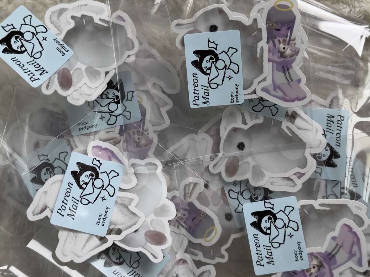 svdpony's tweet image. Just launched Patreon Sticker Club! Join before June ends, to receive 3 vinyl stickers to your mailbox ☆ shipping worldwide ☆