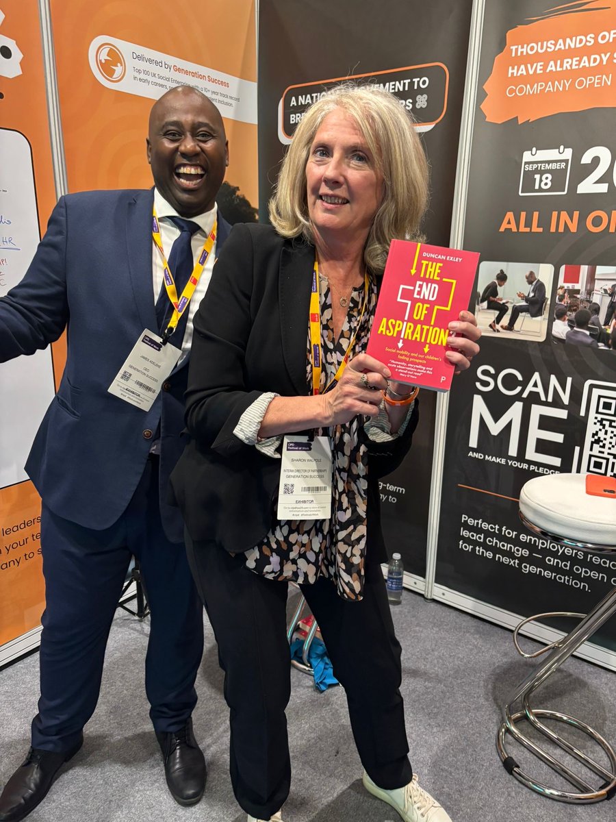 Duncan Exley (@duncan_exley) on Twitter photo Copies of my book being given to people at the CIPD #FestivalOfWork today by James Adeleke of <a href="/_GenSuccess/">Generation Success</a> (in this case to Fearless Diversity podcaster <a href="/CashmanRachel/">Rachel Cashman</a>)
Check them out on stand M32 Copies of my book being given to people at the CIPD #FestivalOfWork today by James Adeleke of <a href="/_GenSuccess/">Generation Success</a> (in this case to Fearless Diversity podcaster <a href="/CashmanRachel/">Rachel Cashman</a>)
Check them out on stand M32