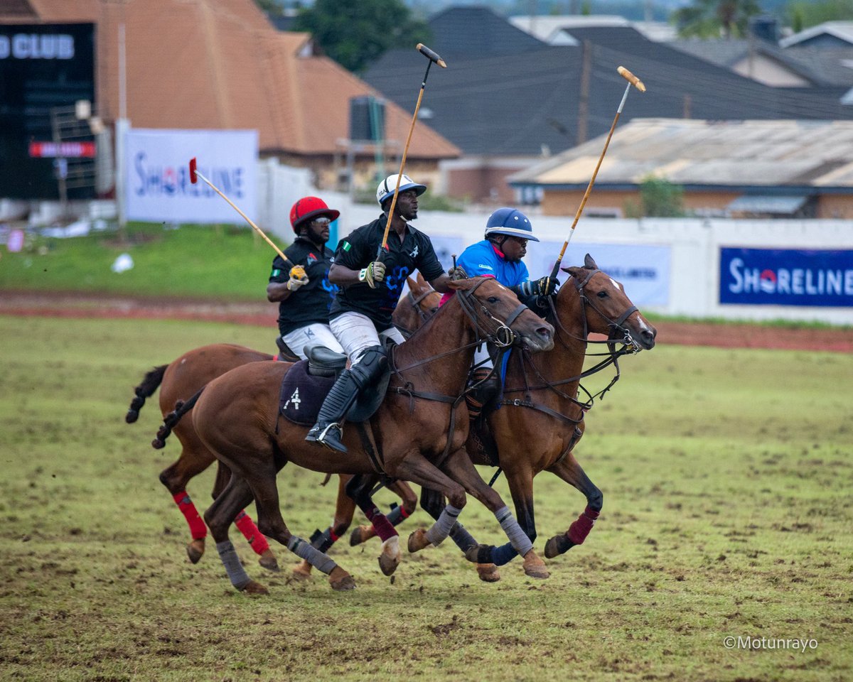 Action from Day 3 of the Ibadan Polo Tournament — players in motion, energy in full swing, and the game at its peak. #IbadanPolo2025 #NPAPolo #PoloInAction