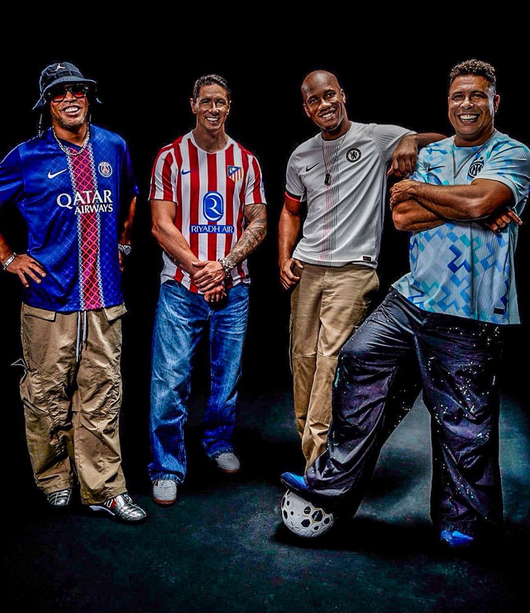 Club legends modelling the new shirts!

Definitely the way to do it! 🔥

#PSG #Atletico #CFC #Inter
