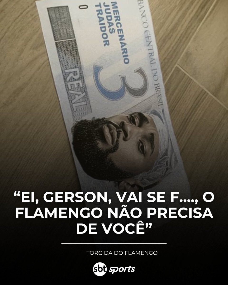 PROTESTO CONTRA O GERSON! Com saída encaminhada do Flamengo após a Copa do Mundo de Clubes, conforme adiantou o jornalista Venê Casagrande, o meio-campista foi alvo de muitas provocações pela torcida Rubro-Negra no embarque para a disputa da competição mundial #SBTSports