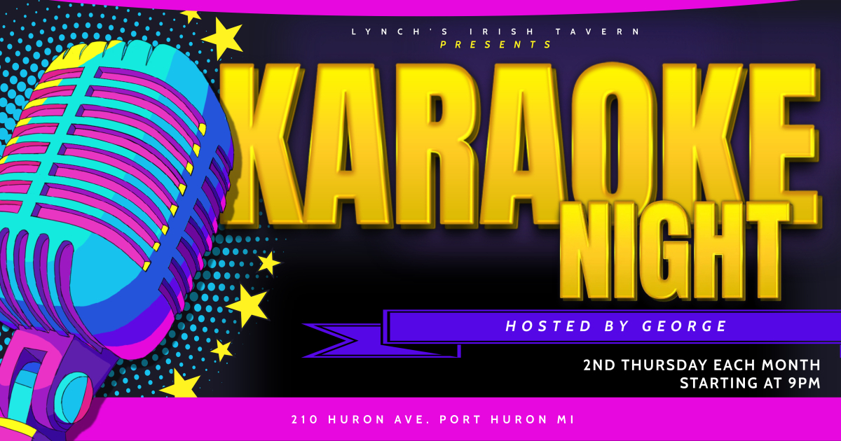 Ready to sing your heart out? 🎤🍻 Join us at Lynch's Irish Tavern on June 12 for Karaoke Night! Service industry pals, we've got happy hour specials just for you. Let's create some musical memories! #LynchsKaraokeNight #LynchsIrishTavern