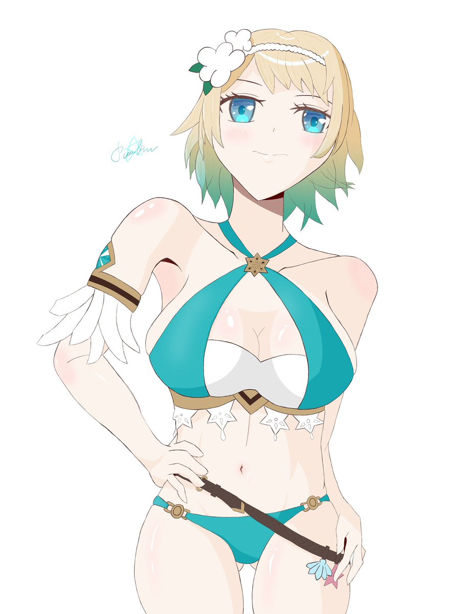 もうすぐ夏だしまたフィヨちゃん描きたいね…
 #水着からしか得られない栄養があるので見た人も貼る