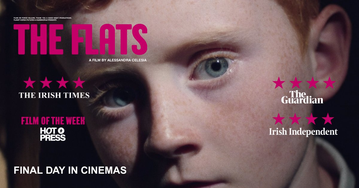 PlanetKordaPictures (@planetkorda) on Twitter photo Today is your last chance to see THE FLATS in Irish cinemas! Get your tickets to see the last screening of this award-winning movie in the <a href="/IFI_Dub/">Irish Film Institute</a> at 1.45pm!
Tickets are available here: ifi.ie/film/the-flats…
#theflats #northernireland #screenireland #documentary #ifta Today is your last chance to see THE FLATS in Irish cinemas! Get your tickets to see the last screening of this award-winning movie in the <a href="/IFI_Dub/">Irish Film Institute</a> at 1.45pm!
Tickets are available here: ifi.ie/film/the-flats…
#theflats #northernireland #screenireland #documentary #ifta