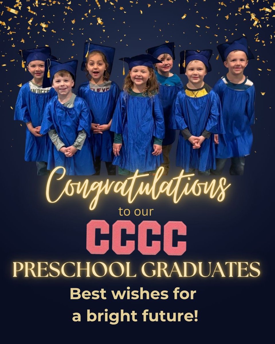 CCCCchildcare's tweet image. 🎓 Congratulations to our amazing 2025 Preschool Graduates! 🎉 We're so proud of all you've learned and how much you've grown. The future is bright—kindergarten, here they come! 🌟 #PreschoolGraduation #ClassOf2025 #CCCCproud