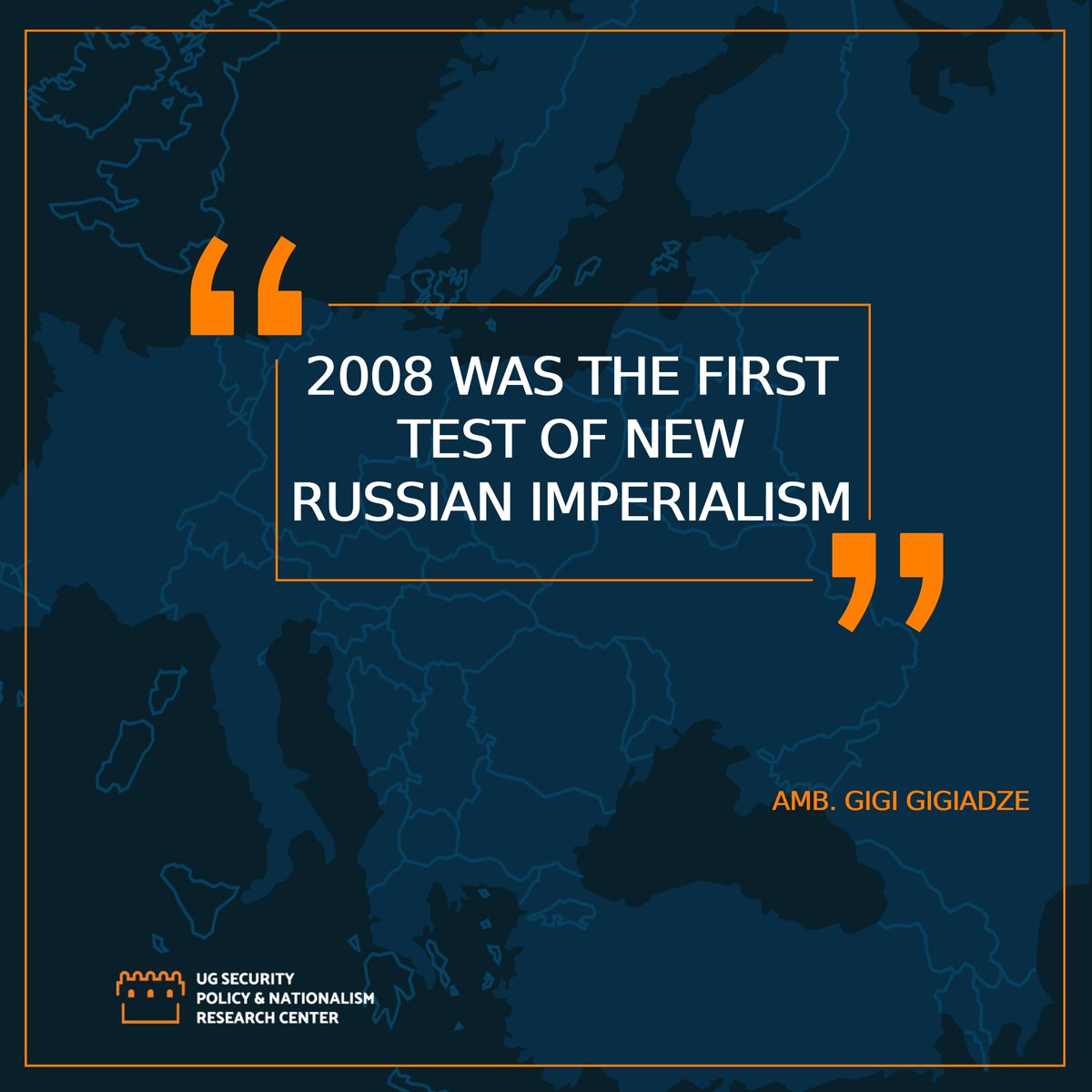 "The West did not respond correctly then and that emboldened Russia", stated Ambassador <a href="/Gigiadze/">Gigi Gigiadze</a> at the panel.