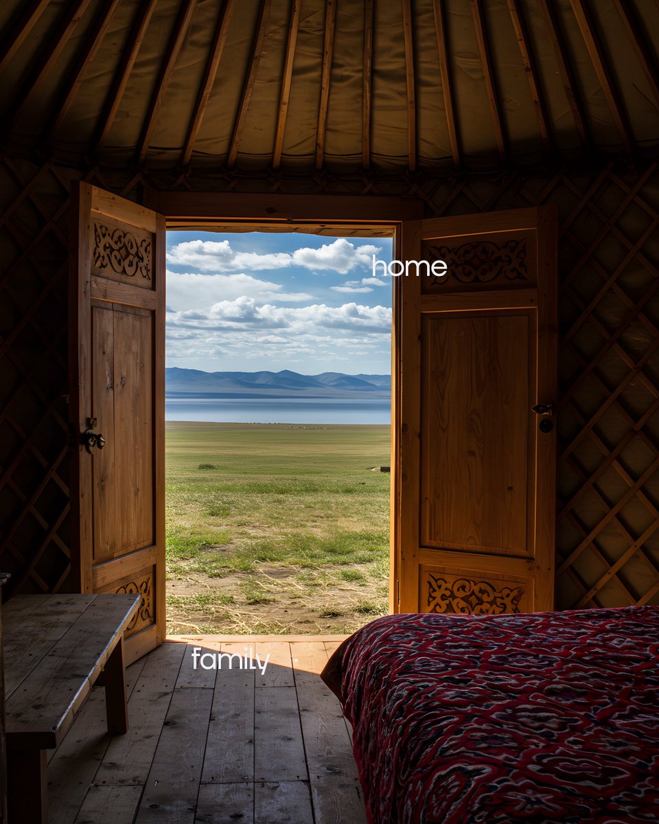 The door opening from tradition to the future. 💫